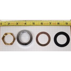 MOEN CHATEAU SINGLE-HANDLE KITCHEN DECK FAUCET HARDWARE KIT, CHROME - DISCONTINUED