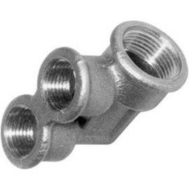PASCO, 1145, SOLID BRASS TWIN ELL FOR USE WITH DIVERTER SPOUTS