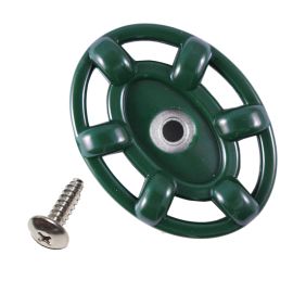 ARROWHEAD, PK1295, GREEN RUBBERIZED COATED OVAL HANDLE WITH SELF TAPPING