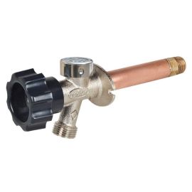 PRIER, 479-T10, 10" MANSFIELD STYLE ANTI-SIPHON WALL HYDRANT, HALF TURN 3/4" MPT X 1/2" FPT