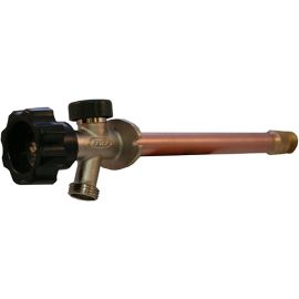 PRIER, 479-08, 8" MANSFIELD STYLE ANTI-SIPHON WALL HYDRANT WITH GRAY HANDLE