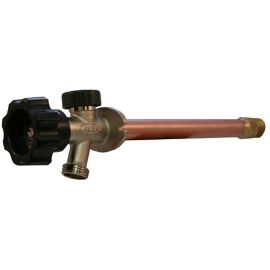 Prier 479-14 Prier 14" Mansfield Style Anti-Siphon Wall Hydrant, Half Turn 3/4" MPT X 1/2" FPT | NorthShoreFaucets.com