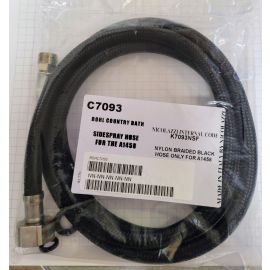 ROHL, C7093, NICOLAZZI BLACK NYLON BRAIDED HOSE ONLY FOR A1458