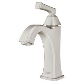 AMERICAN STANDARD, 7612107.295, CRAWFORD 1.2 GPM SINGLE HOLE SINGLE-HANDLE BATHROOM FAUCET WITH LEVER HANDLE, BRUSHED NICKEL