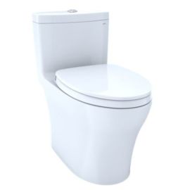 TOTO, MS646124CEMFGN#01, AQUIA IV ONE-PIECE TOILET - 1.28 GPF & 0.9 GPF, ELONGATED BOWL - WASHLET+ CONNECTION, COTTON