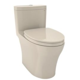 TOTO, MS646124CEMFGN#03, AQUIA IV ONE-PIECE TOILET - 1.28 GPF & 0.9 GPF, ELONGATED BOWL - WASHLET+ CONNECTION, BONE