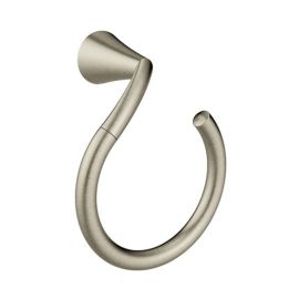 MOEN, YB2386BN, GLYDE TOWEL RING, BRUSHED NICKEL