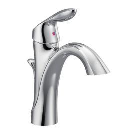 MOEN, 6400, EVA ONE-HANDLE HIGH ARC LAVATORY FAUCET, CHROME