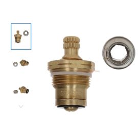 GERBER, G0098001, COMPRESSION STEM ASSEMBLY WITH BRASS SEAT, COLD