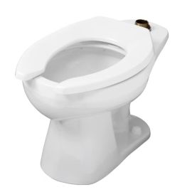 GERBER, G0025820, NORTH POINT 1.1, 1.28, 1.6 GPM ROUND FRONT TOP SPUD BOWL, WHITE