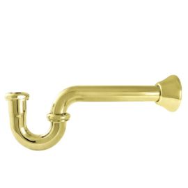 KINGSTON BRASS, CC2182, VINTAGE 18 GAUGE 1-1/4" DECOR P-TRAP, POLISHED BRASS