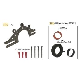 LORDHAL, TFU-1K, URINAL FLANGE REPAIR KIT WITH SCREWS, ANCHORS, AND SPACERS