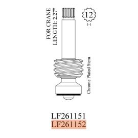 WALTER, LF261152, CRANE STEM, COLD