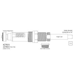 WALTER, 895340, GASKET FOR CRANE STEMS