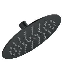 GERBER, D460069BS, DRENCH 1.75 GPM ROUND 8" SINGLE FUNCTION RAIN SHOWERHEAD, SATIN BLACK