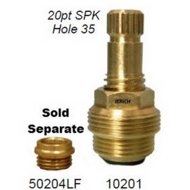 JERICH, 10202LF, KROWNE COMMERCIAL DUTY 4" CENTER FAUCET REPAIR STEM