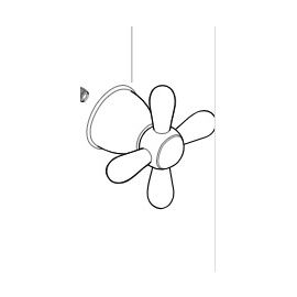 HANSGROHE, 17293000, AXOR CARLTON SHUT-OFF HANDLE, CHROME