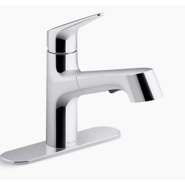 KOHLER, R29679-CP, VIN PULL-OUT KITCHEN SINK FAUCET WITH TWO-FUNCTION SPRAY HEAD, CHROME -DISCONTINUED