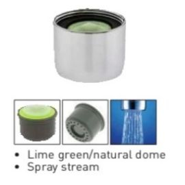 NEOPERL, 1021003, .5 GPM REGULAR LIME GREEN FEMALE 55/64"-27 AERATOR PACK OF 6