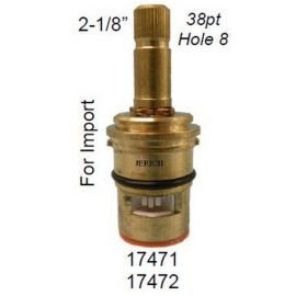 JERICH, 17472LF, PEGASUS, GLACIER BAY, DANZE (DA507071W) CERAMIC CARTRIDGE, COLD