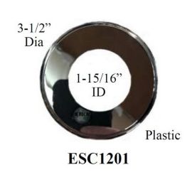 JERICH, ESC1201, 3.5" DIAMETER TUB SPUCH ESCUTCHEON, CHROME