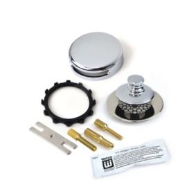 WATCO, 948700-PP-CP-G-3P, UNIVERSAL NUFIT PP TUB CLOSURE -SILICONE, GRID STRAINER , ALL 3 THREADED ADAPTER PINS, CHROME