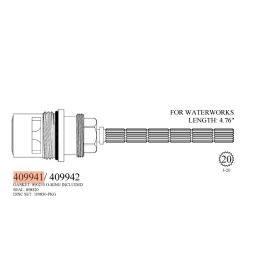 WALTER, 409941, WATERWORKS (236478; 29-30723-29642) UNIVERSAL ROMAN TUB 3/4" CERAMIC CARTRIDGE, HOT