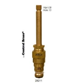 JERICH, 28211, CENTRAL BRASS DIVERTER STEM