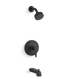 KOHLER, TS97074-4G-BL, 1.75 GPM PITCH RITE-TEMP BATH AND SHOWER KIT TRIM KIT, MATTE BLACK
