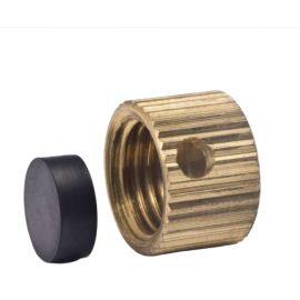B&K, 888-352, LARGE BRASS DRAIN CAP