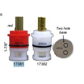 JERICH, 17381, 2" L IMPORT CARTRIDGE FOR 2 HANDLE LAVATORY FAUCET PLASTIC CARTRIDGE, HOT