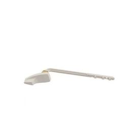 GERBER, G0099586, LH LEVER TANK ARM FOR MIRAGE AQUA SAVER AND MAXWELL TOILETS, WHITE -DISCONTINUED - REPLACED WITH 60-1011