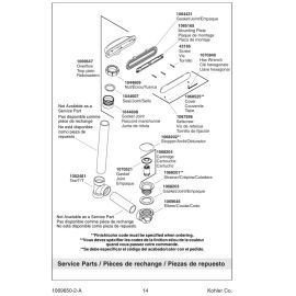 KOHLER, 1068202-CP, STOPPER , CHROME