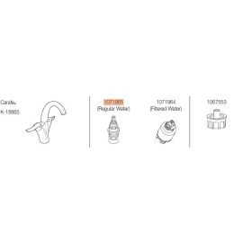 KOHLER, 1071965, 1/4 TURN VALVE KIT, HOT