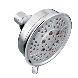 MOEN, 3638, 2.5 GPM FOUR-FUNCTION  4 3/8" DIAMETER STANDARD SPRAYHEAD, CHROME 
