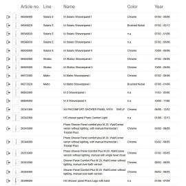 HANSGROHE, 25968000, SUPPORT ASSEBLY SLIDER FOR SHOWERPANEL