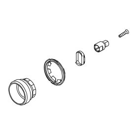 KOHLER, 1352289-BN, BRUSHED NICKEL BONNET KIT