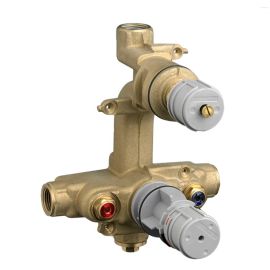 AMERICAN STANDARD, R520, 2-HANDLE THERMOSTATIC ROUGH-IN-VALVE WITH ON/OFF AND VALUME CONTROL -DISCONTINUED 
