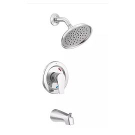 CFG, 48003CGR, SLATE SINGLE HANDLE TUB AND SHOWER CLYCLING TRIM, CHROME