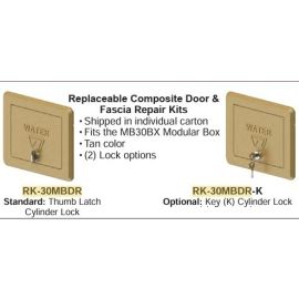 WOODFORD, RK-30MBDR-K, THUMB KEY LATCH CYLINDER LOCK REPLACEABLE COMPOSITE DOOR