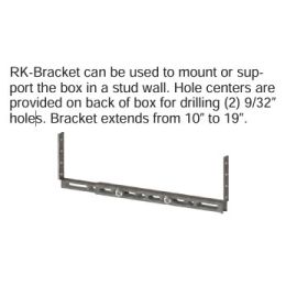 WOODFORD, RK-BRACKET,  BRACKET FOR MOUNTING AND SUPPORTING THE BOX IN A STUD WALL