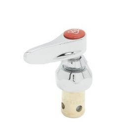 T&S, 002712-40NS, ETERNA CARTRIDGE WITH SPRING CHECK LEVER HANDLE, HOT