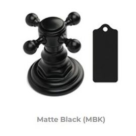 JACLO TOILET SIDE TANK TRIP LEVER FOR PORCHER & AMERICAN STANDARD MATTE BLACK.