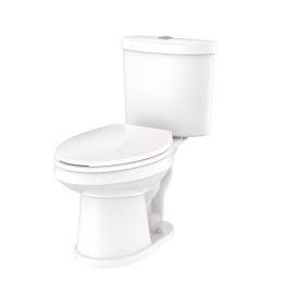Gerber Maxwell SE Dual Flush 1.1/1.6gpf EL 10" RI Combo: GSE21162 Bowl w/ GDF28195 Tank White