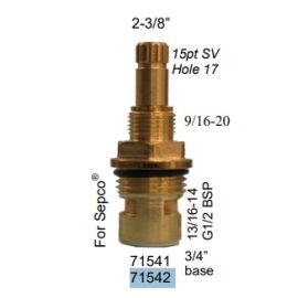 JERICH, 71542LF, SEPCO STEM ASSEMBLY, COLD