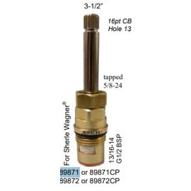 JERICH, 89871LF, SHERLE WAGNER QAURTER TURN CERAMIC CARTRIDGE, HOT