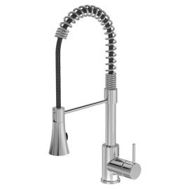 SYMMONS, SPR-3510-PD, DIA 2.2 GPM SPRING PULL DOWN KITCHEN FAUCET, POLISHED CHROME
