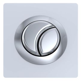 TOTO, THU736#CP-A, PUSH BUTTON ASSEMBLY CST646 AQUIA IV 1PC, CHROME