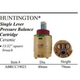 Walter, ABRCC19023, Huntington Single Lever Pressure Balance Ceramic Cartridge | NorthShoreFaucets.com