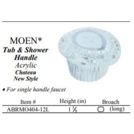 Walter, ABRMO404-12L, Moen (96782) Tub And Shower Chateau New Style Acrylic Handle | NorthShoreFaucets.com